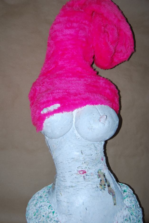 Underlay Figure, victoria lewis, Female form fabric sculpture.